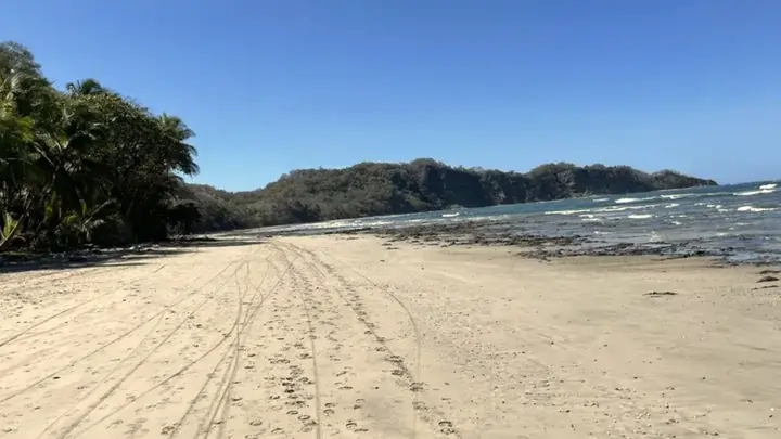 Playa Guiones arena