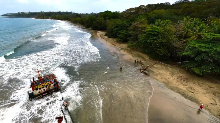 Playa Manzanillo aerea