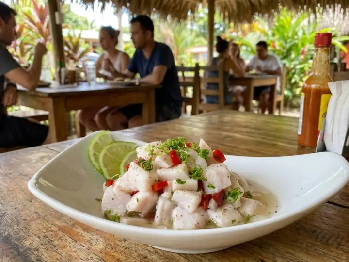 Plato tipico Costa Rica Ceviche