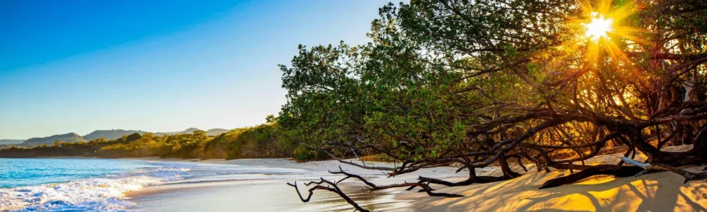 Playa preciosa en Costa Rica